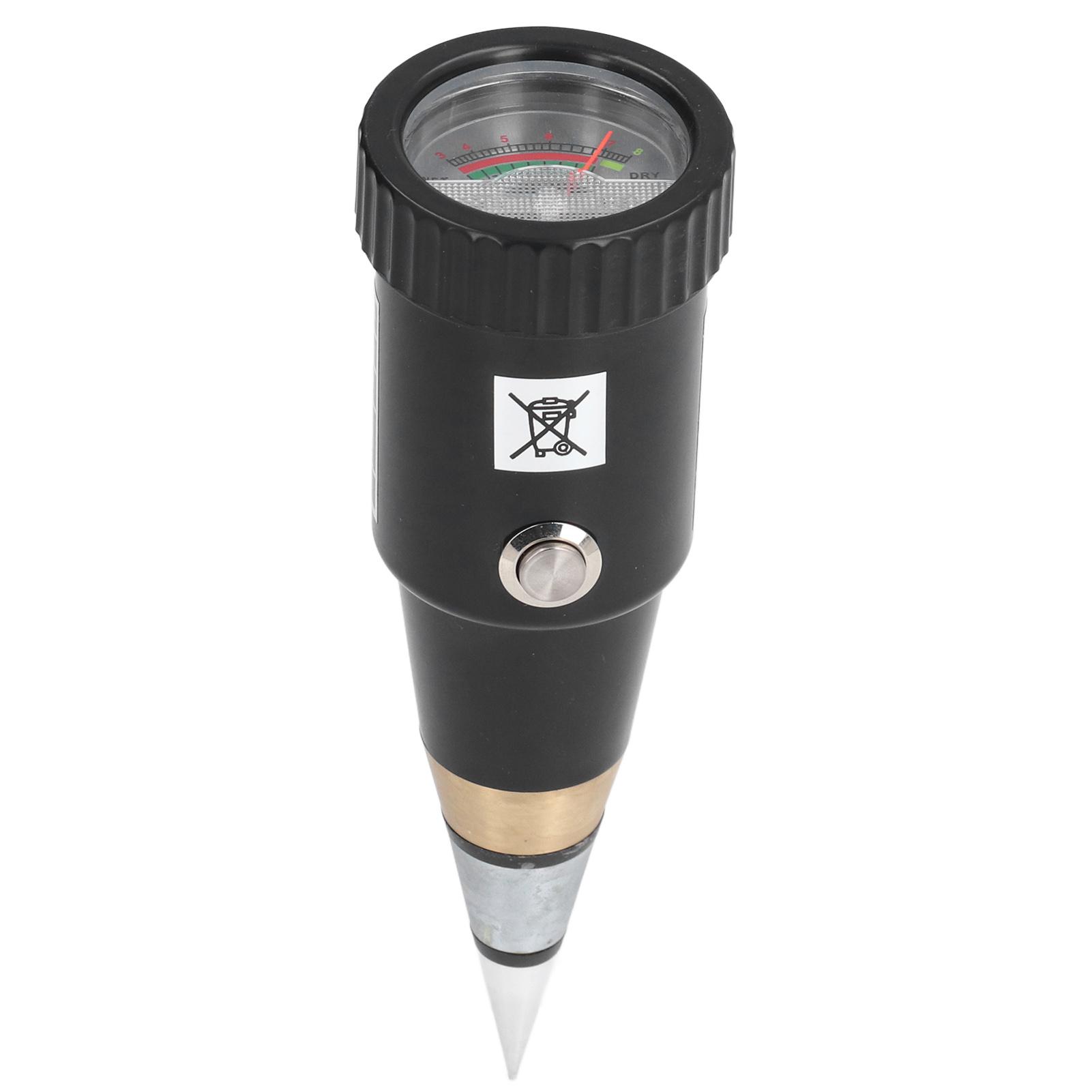 

Измеритель влажности почвы PH Высокоточный игольчатый тип 2 в 1 Тестер почвы с диапазоном PH от 3 до 8 Диапазон влажности от 1 до 8