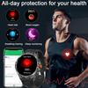 Sports Smart Watch Men Compass 1000mAh Large Battery Bluetooth Call 1.46 Inch Health Monitoring Waterproof Smartwatch  New
