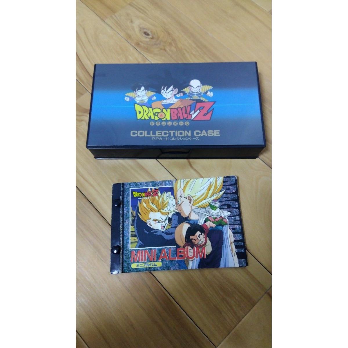 Used Good Condition Dragon Ball Z PP Card Collection Case Mini Album Set At the Time Rare Amada Carddass