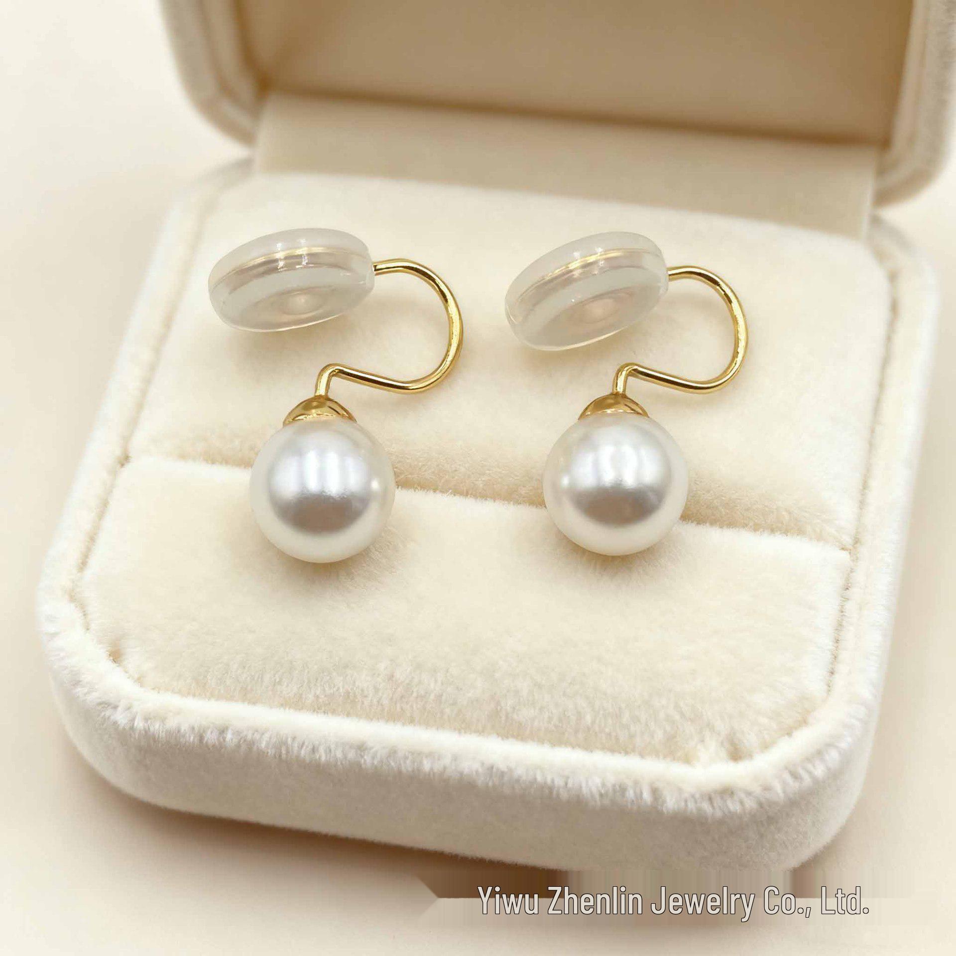 Непрокалываемый ретро жемчужный клипс для уха - Большой круглый дизайн