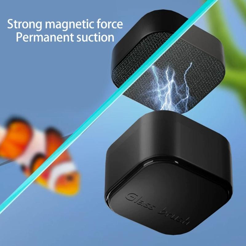Magnet Brush for Aquarium Cleanings for Home and Office Tanks for Glass and Acrylic Tanks Small Size
