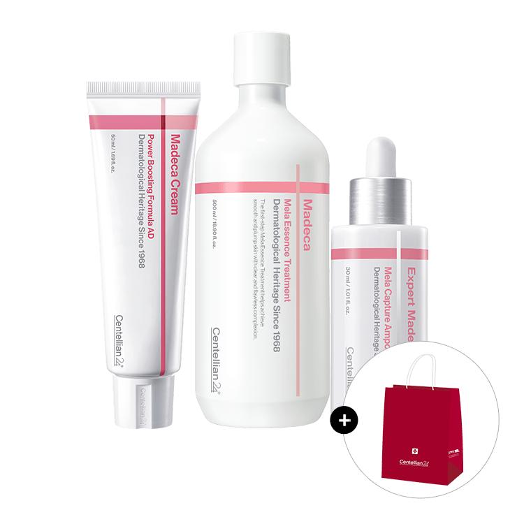 Madeca Cream Power Boosting Formula Advanced 50ml + Mela Essence Treatment 500ml + Mela Capture Ampoule Rx 30ml