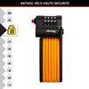 Antivol Vélo à Code - MASTER LOCK - 8336EURDPRO - Acier Trempé, Combinaison Programmable, Support Inclus