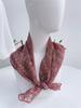 Literary And Elegant Yarn-Dyed Linen Plaid 70Cm Small Square Scarf, Neck Protection Japanese Simple And Versatile Small Scarf