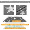 2 Pack Baby Waterproof Changing Mat Saconell 19.6'' X 27.5'' Portable Nappy Change Mat2 Grey)