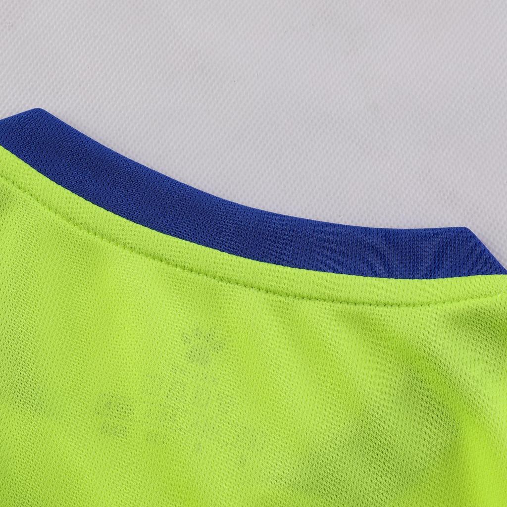 Kelme Junior Soccer Training Wear, Quick-Drying, Breathable, Short Sleeve and Shorts Set (Yellow, 140cm)