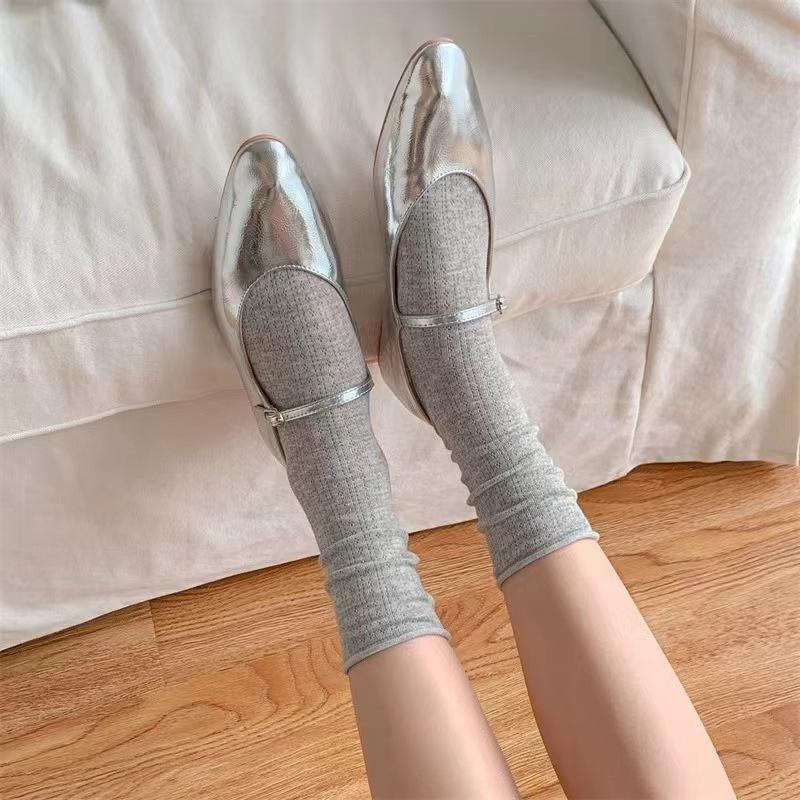 Socks For Women Thin Summer New Candy Color Hollow Out Loose Socks Spring Summer Breathable High Quality Cotton Roll Edge Socks#