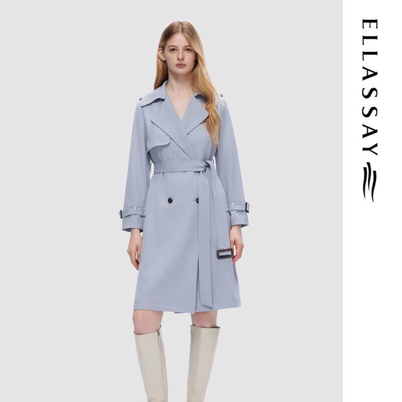 ELLASSAY Classic Trench Coat for Women