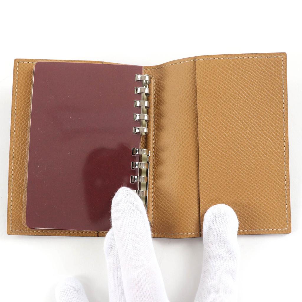 Pristine HERMES Notebook Agenda PM Verso with refill Epsom Leather Women Used