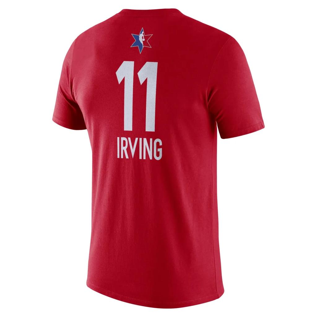 Nike NBA All-Star 2020 Kyrie Irving Dri-Fit Round Neck Dopamine Short Sleeve T-Shirt Men Tops Red BV9193-659