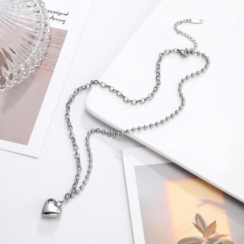 Simple Love Pig Nose Necklace Ins Niche Design Collarbone Chain Female Premium Durable Quality Useful Practical