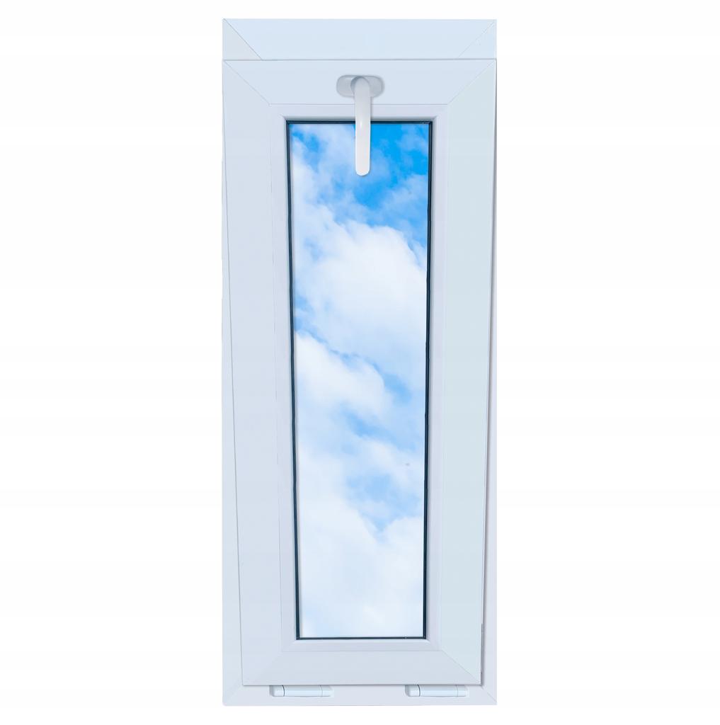 Janela de PVC branca, basculante, 40x100, nova, 400x1000, com vidros duplos, basculante