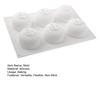 Silicone Baking Mold 6-Cavity Blueberry Non-Stick Flexible Cake Mold for Candy Chocolate Reusable Dishwasher Safe Bakeware for DIY Kitchen