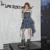 UNIFREE Celebrity Asymmetric Denim Cami Mini Dress