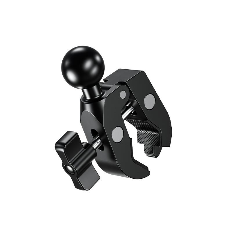1'' Inch Ball Head Adapter for Mount Motorcycle Handlebar Clip Rearview Mirror Bracket for GoPro Insta360 Camera Accessories