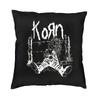 Nu Metal Rock Band Korn Quadratische Kissenhülle Dekoration Kissen Wurfkissen Für Wohnzimmer Doppelseitiger Druck