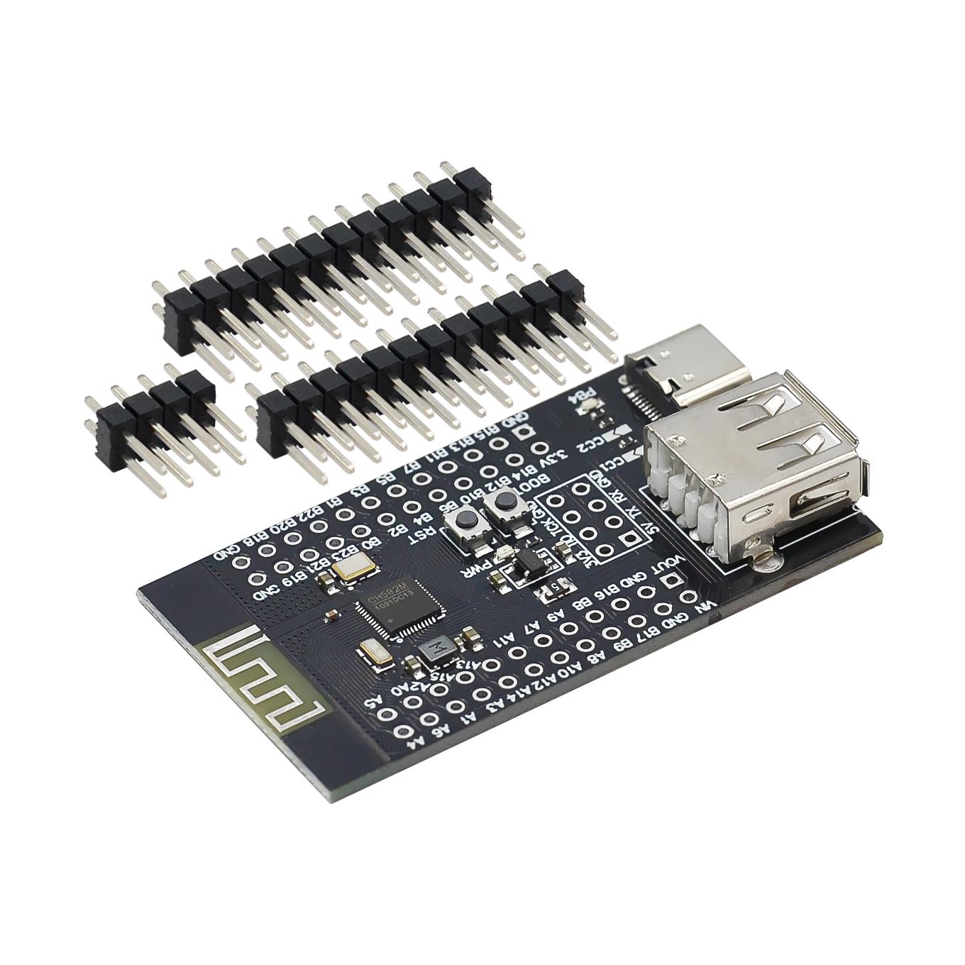 

CH582M Development Board Core Board BLE Wireless For Bluetooth Microcontroller Low Energy Bluetooth MCU Dual USB