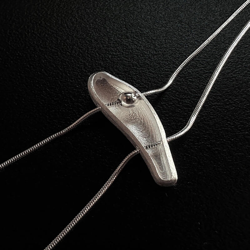 [925silver] Nars string necklace