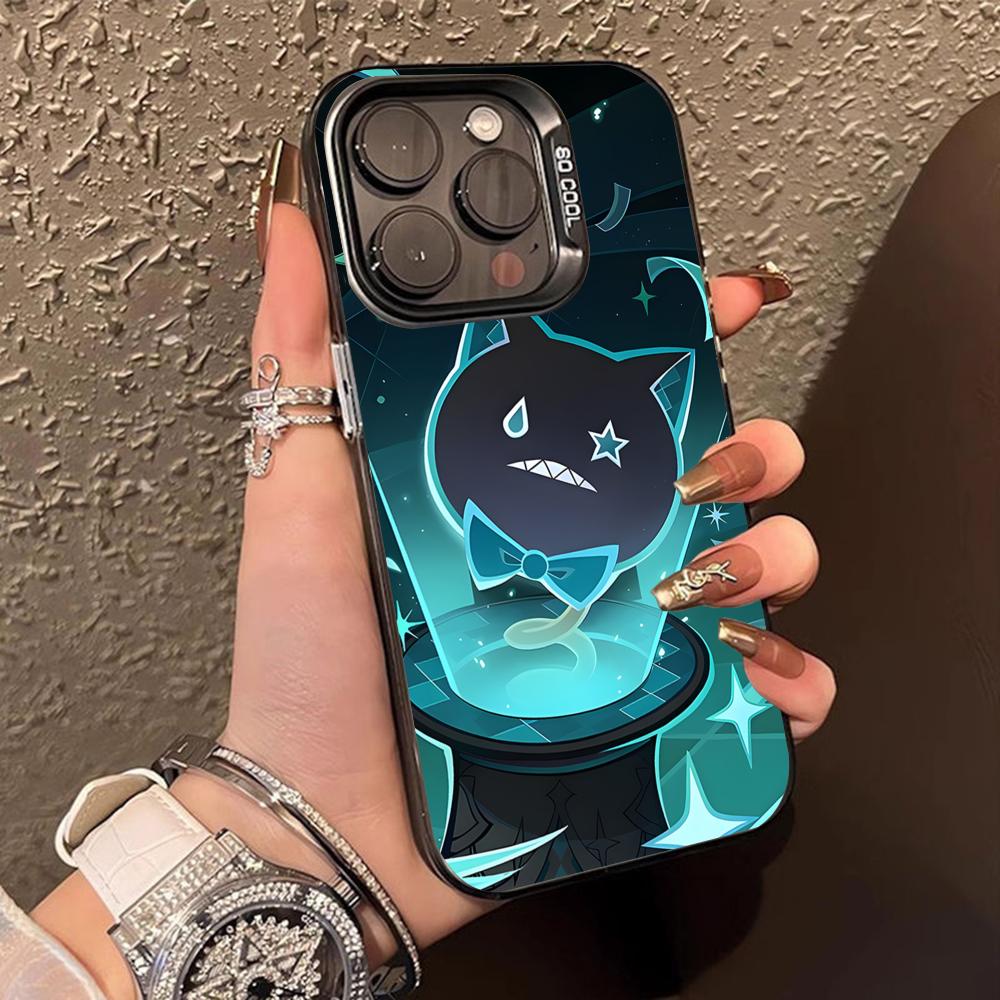 Spiel GI Lynette Transparente Handyhülle für iPhone 17 16 15 14 13 12 11 X XR XS 8 7 Air Pro Max Plus Bunte Hülle