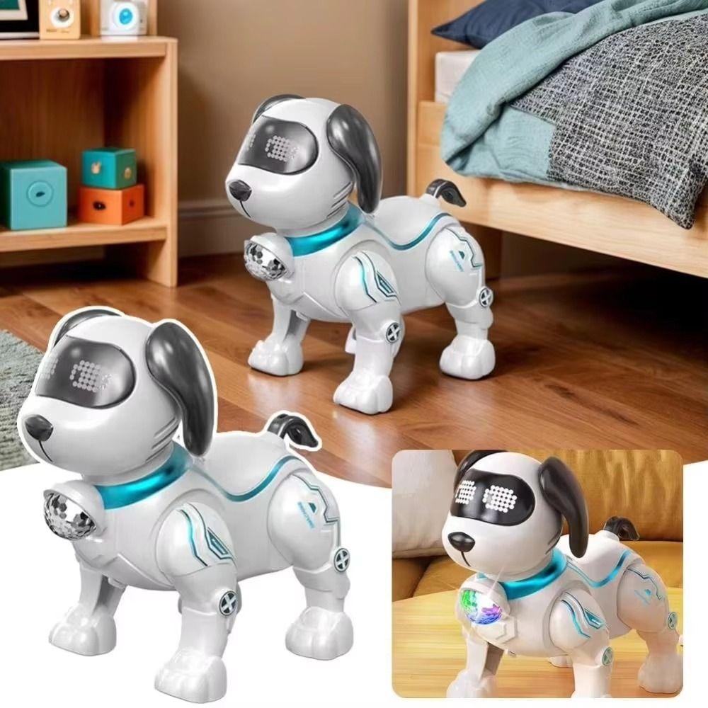 Dancing Electronic Robot Dog Smart Walking RC Robot Dog Intelligent Music Robot Dog Kids Gift