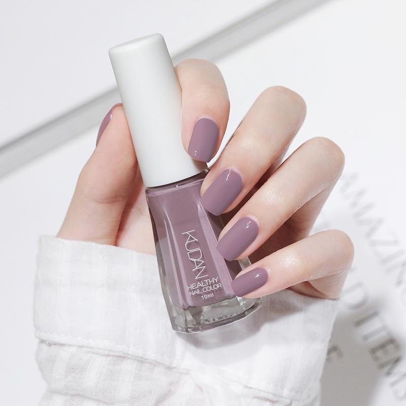 Water-based Peelable Odorless Nail Polish, No Baking, Quick Drying, Tearable Transparent Glossy Nail Polish