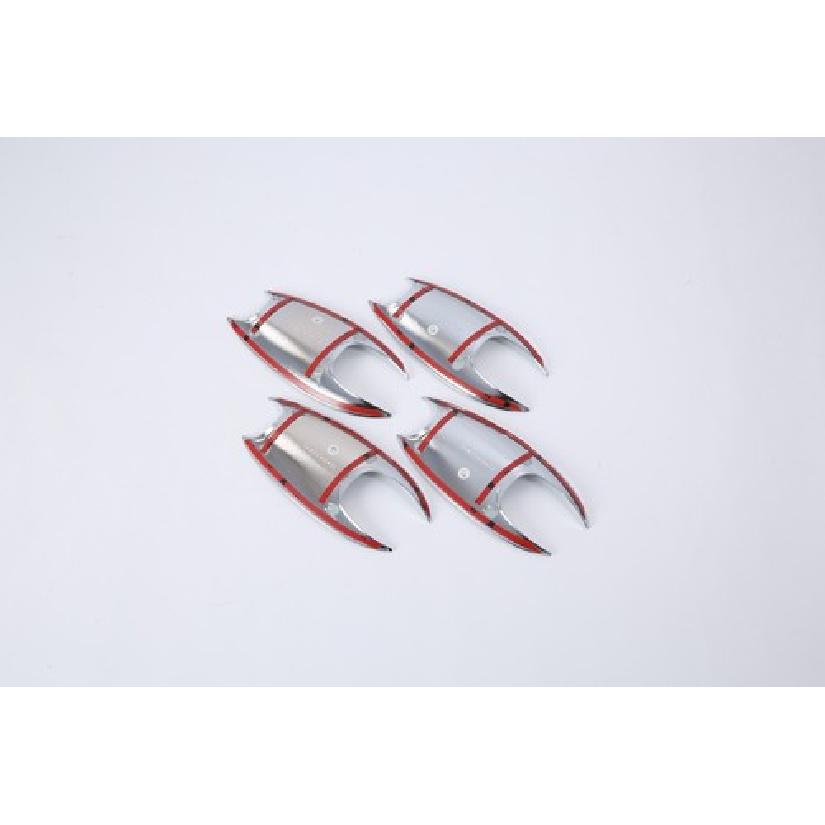 ABS Chrome Door Handle Bowl Cup Lid Cover Trim For 2018-2024 BMW X3 G01 4pcs