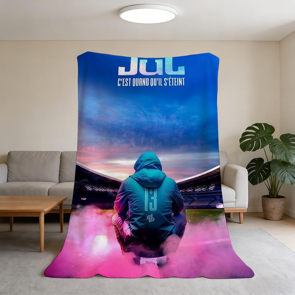 

Blanket Super vie Warm DP Comfortable Plush Hot Rapper JuL Throw a Blanket Child Home Sofa Bedroom Gift 75x90cm