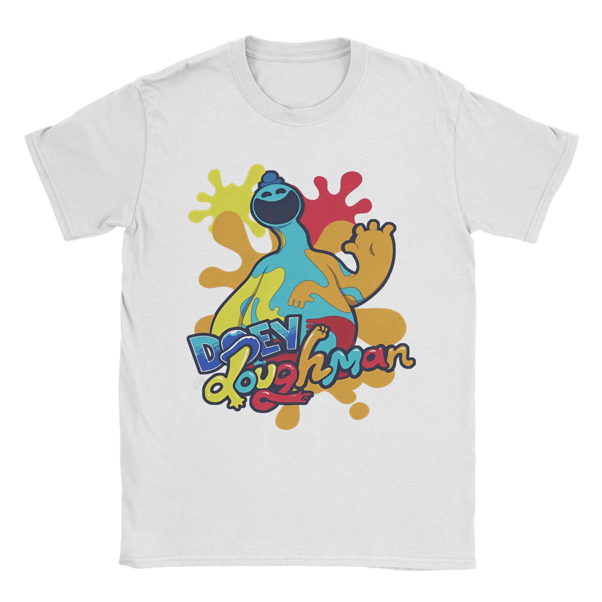 

Doey Doughman T Shirt Poppys Popular T Shirts Short-Sleeved Vintage Tshirt Beach Pure Cotton Round Neck Oversized Top Tees L