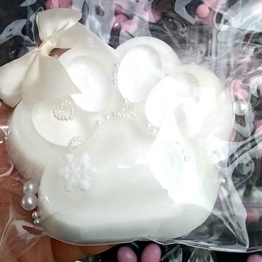 Sticky 12/14cm Squeeze Cat Paw Toys Pretty Bowknot Pinch Decompression Toy Huge Soft Stress Relief Relax Toys