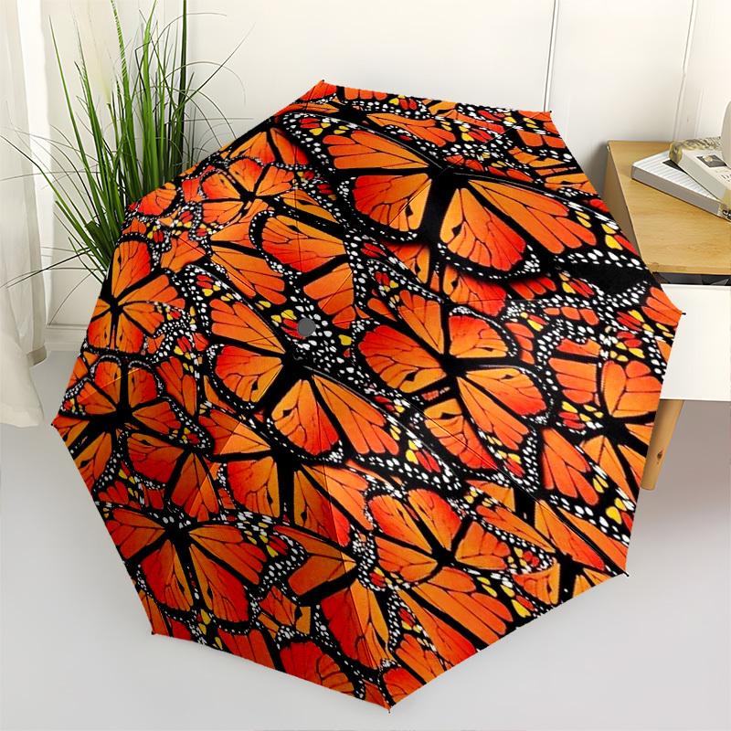 

Butterfly Pattern- Automatic umbrella,Suitable for Men and Women, Outdoor Accessories, Suitable for Birthdays 0978b