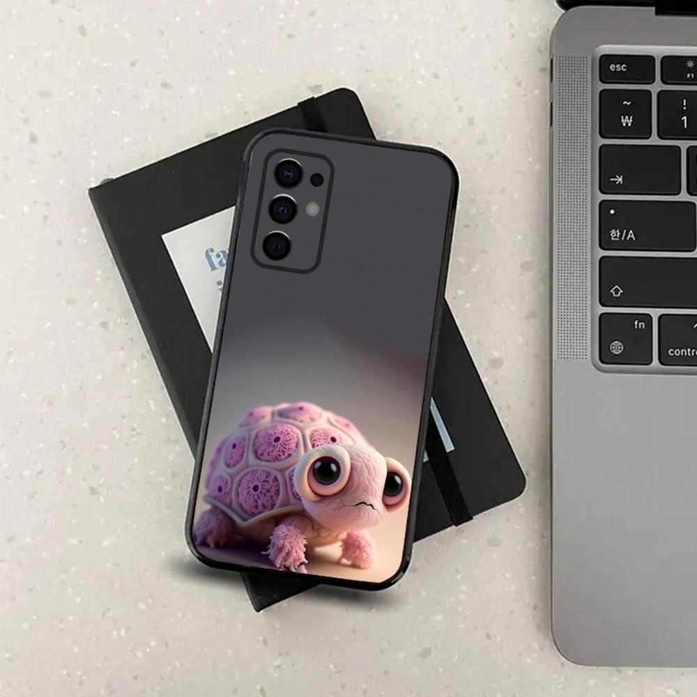 Cute Turtle Animal Phone Case For Samsung Galaxy A13,A21s,A22,A31,A32,A52,A53,A71,A80,A91 Soft Black Cover