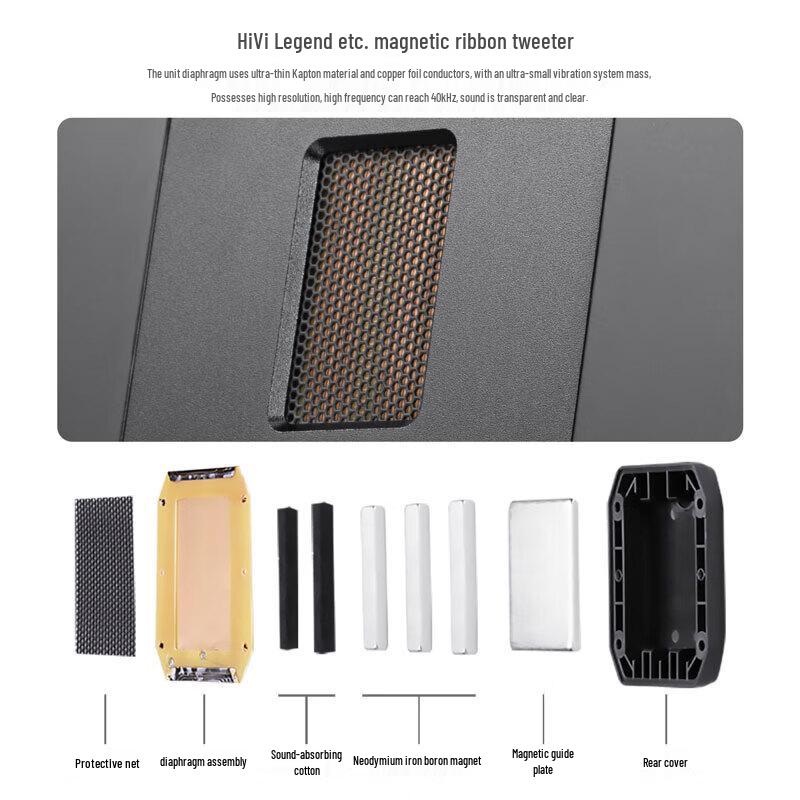 HiVi M500 Active Bookshelf HiFi Speakers (CN version)