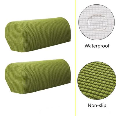 2PCS/Set Sofa Armrest Cover For Living Room Elastic Jacquard Armchair Cover Couch Case Non Slip Sofa Slipcover Corner Case Decor