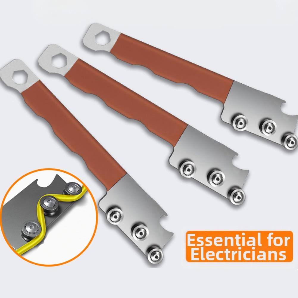 Hardened Steel Wire Straightener for Electrical Box Cabinet Wiring Paralleler Lightweight Portable Design Tool