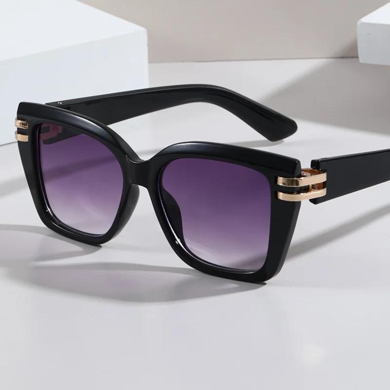 Sexy Square Sunglasses For Women Brand Designer Fashion Luxury Shades UV400 Black Eyewear Men Vintage Sun Glasses