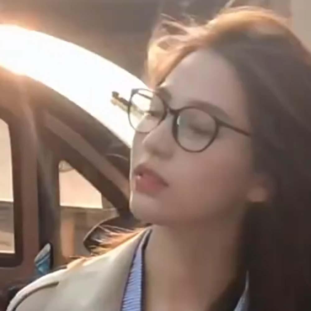 PC Unisex Plain Eyewear Transparent Gradient Frame Glasses Office Anti Blu-ray Glasses  Decorative