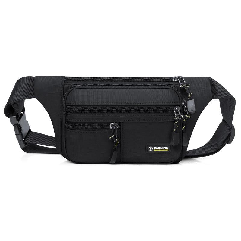 Fashion New Purse Men's Multi Functional Backpack Travel Cycling Sports Chest Bag Multi Layer Shoulder Crossbody Bag.