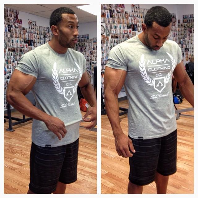 Men's Summer Cotton Stretch Short-Sleeve Sports T-Shirt for Running and Workouts