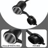 Cigarette Lighter Socket Black Waterproof Cover Cigarette Socket Cover Cigarette