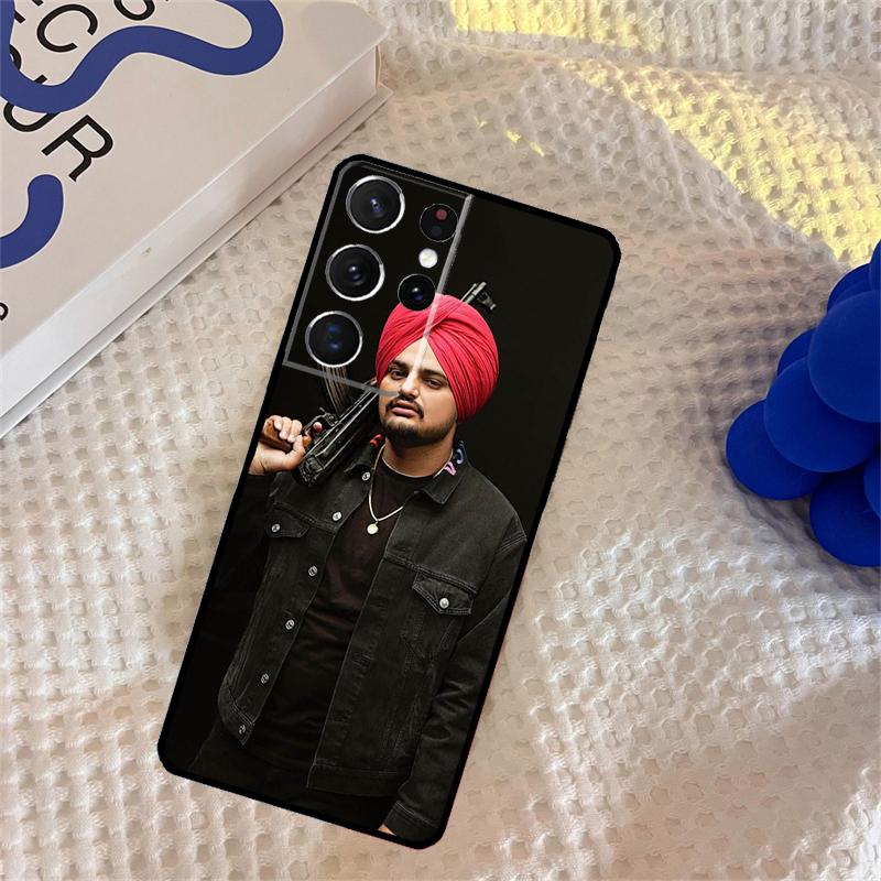 Indischer Rapper Sidhu Moose Wala Handyhülle Für Samsung Galaxy S25 S24 Ultra S9 S10 S20 S22 S21 Plus S23 FE Schutzhülle