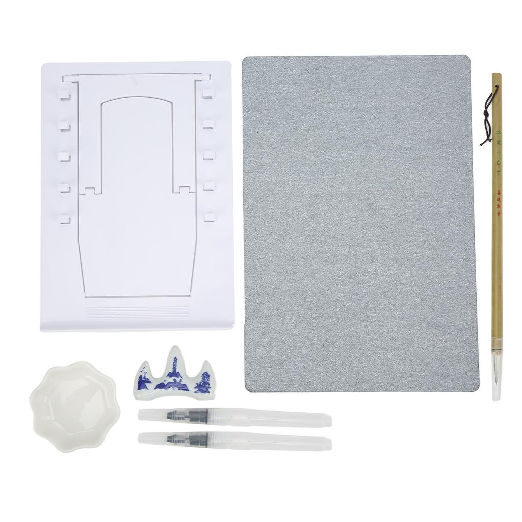 Water Drawing Board Kit Reusable Environmentally Friendly Brush Water Painting Art Board Tools Set with Bracket