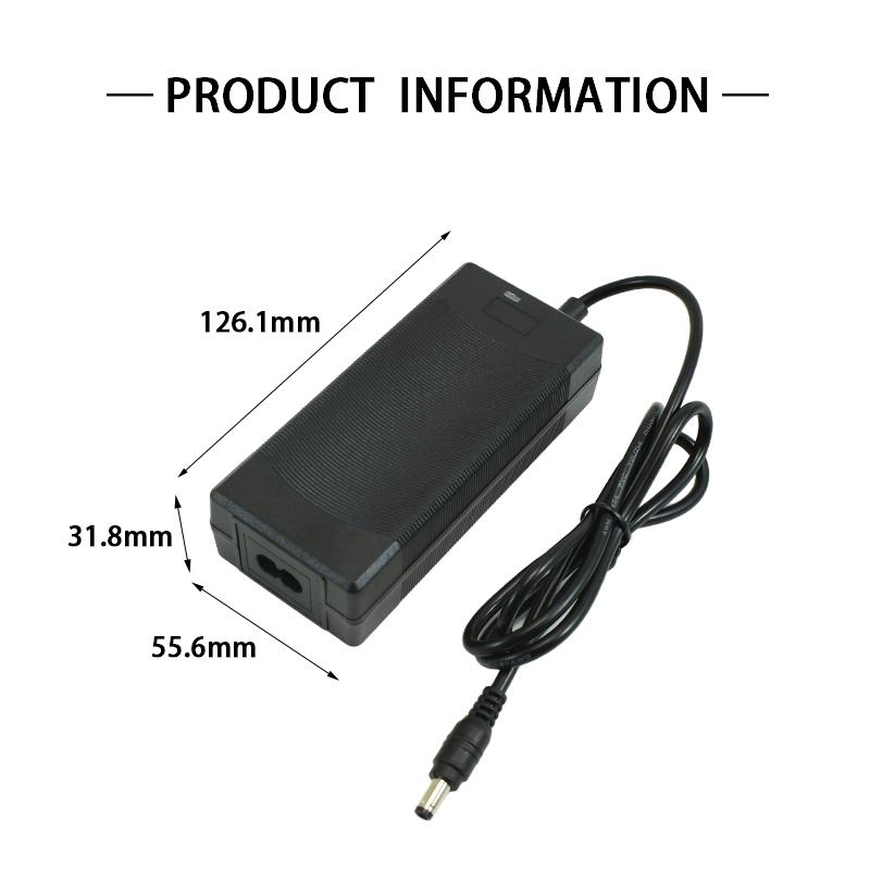 25.2V 2A Li-ion charger for 6S 21.6V 22.2V 2A DC Polymer lithium battery Pack Charger High quality DC5.5*2.1MM Plug 100-240V