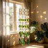 Hanging Crystal Pendants Garden Suncatchers Wind Chimes Rainbows Prisms Crystal Chain for Window Drop Bells