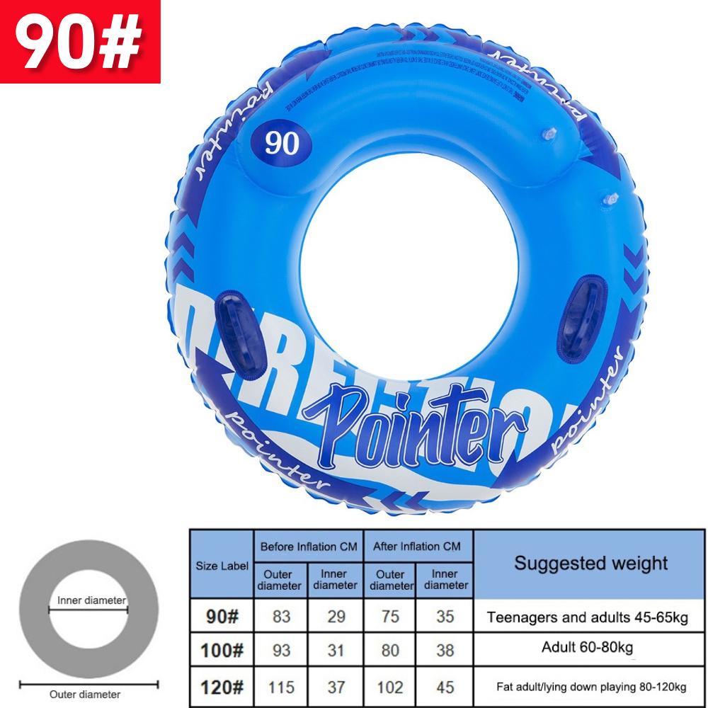 Thickened Swim Ring Float with Handle Swimming Circle Swimming Ring for Kids Adults for Swimming Pool Party Decorations