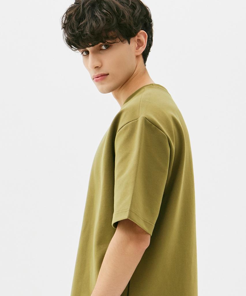 TRILLION Essential Layered Sleeve Short T-Shirt_10 Colors (C Type)