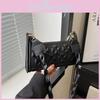 Stylish Pu Leather Shoulder Bag Trendy Street Style Chic Quilted Design For Women 2024