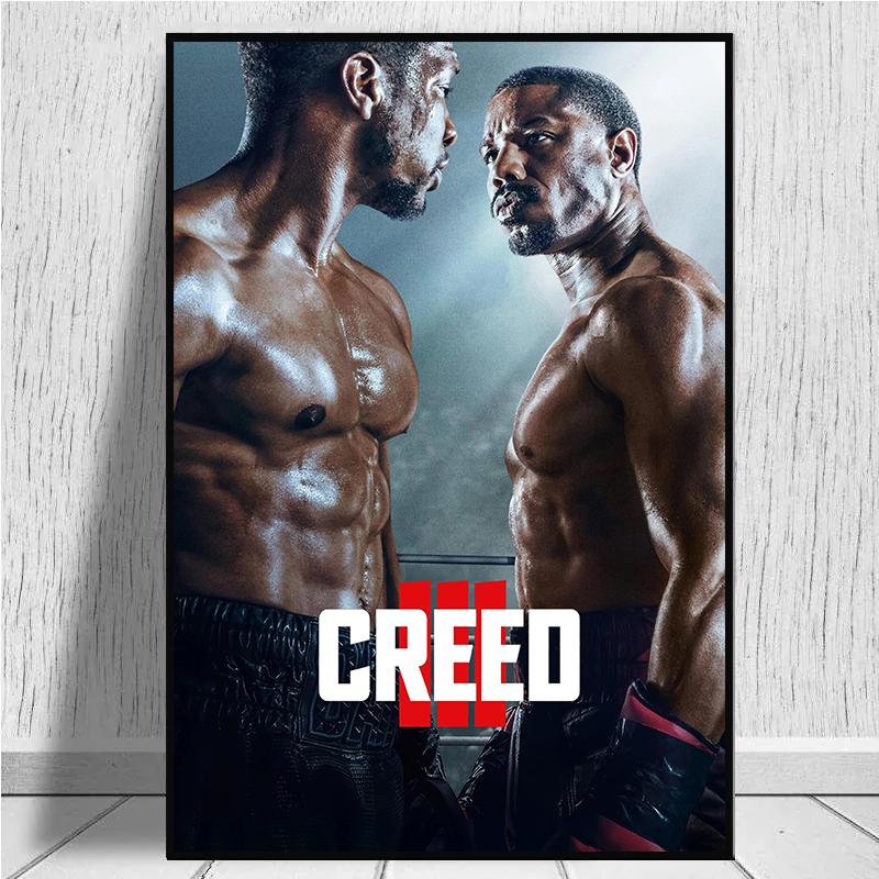 Creed 2023 Film Clasic Postere de Box Imprimeuri Pictură pe Pânză Artă de Perete Imagine Living Sală de Fitness Decor Acasă