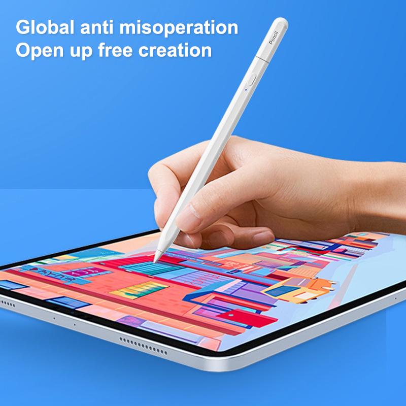 Stylus Pen For Apple Pencil With Led Power Palm Rejection Touch Pencil For Ipad Air 11 10 9 2022 2021 2020 Ipad Capacitive Pen