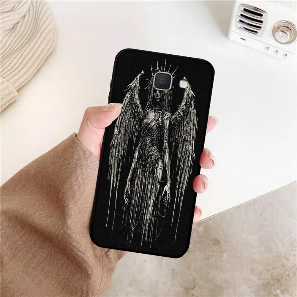 Gothic Girl Sculpture Retro Phone Case For Samsung J 7 plus 7core J7 neo J6 plus prime J6 J4 J5 Mobile Cover