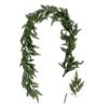 Artificial Simulation Christmas Leaf Cane Soft Feel Needle Vine Door Head Decoration Wall Hanging